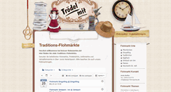 Desktop Screenshot of beisser-flohmaerkte.de